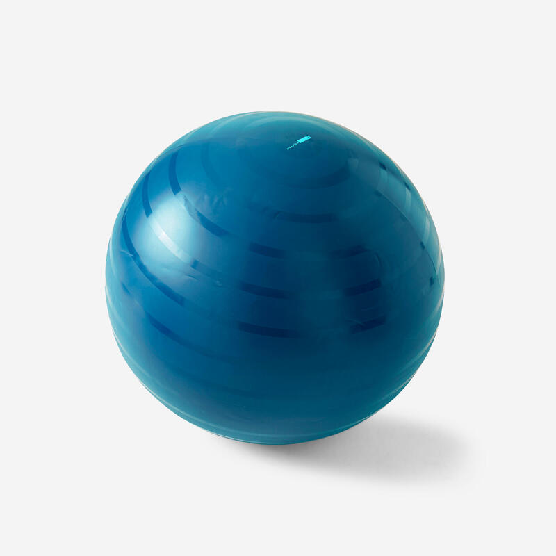 GYM BALL RÉSISTANT TAILLE 3 / 75 cm - BLEU