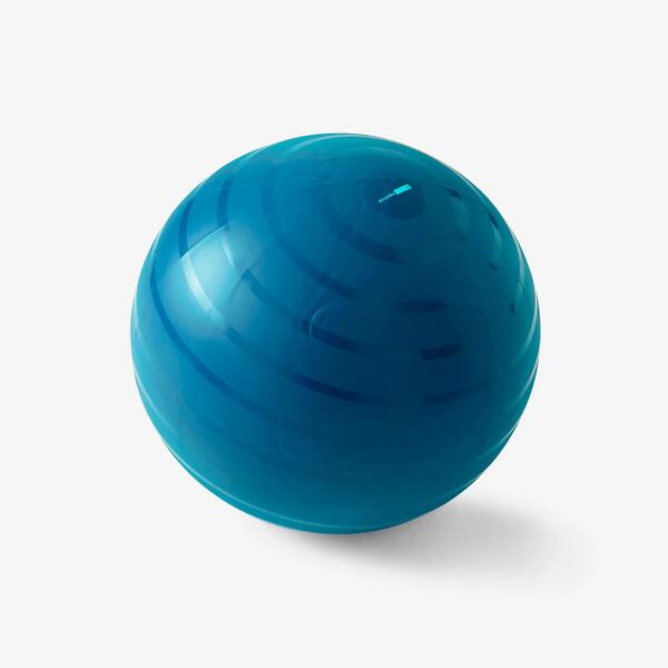 Blue inflatable Swiss ball