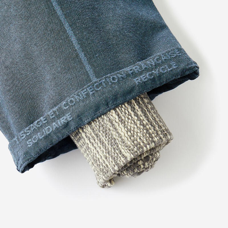 Sac tapis de yoga épaisseur 8 mm, bleu
