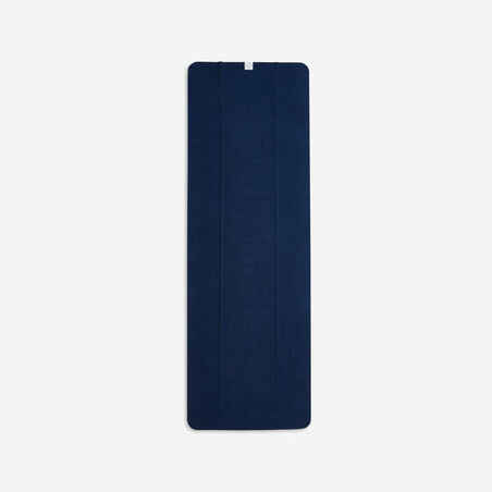 Non-Slip Yoga Towel 183 cm x 61 cm x 1 mm - Steel Blue