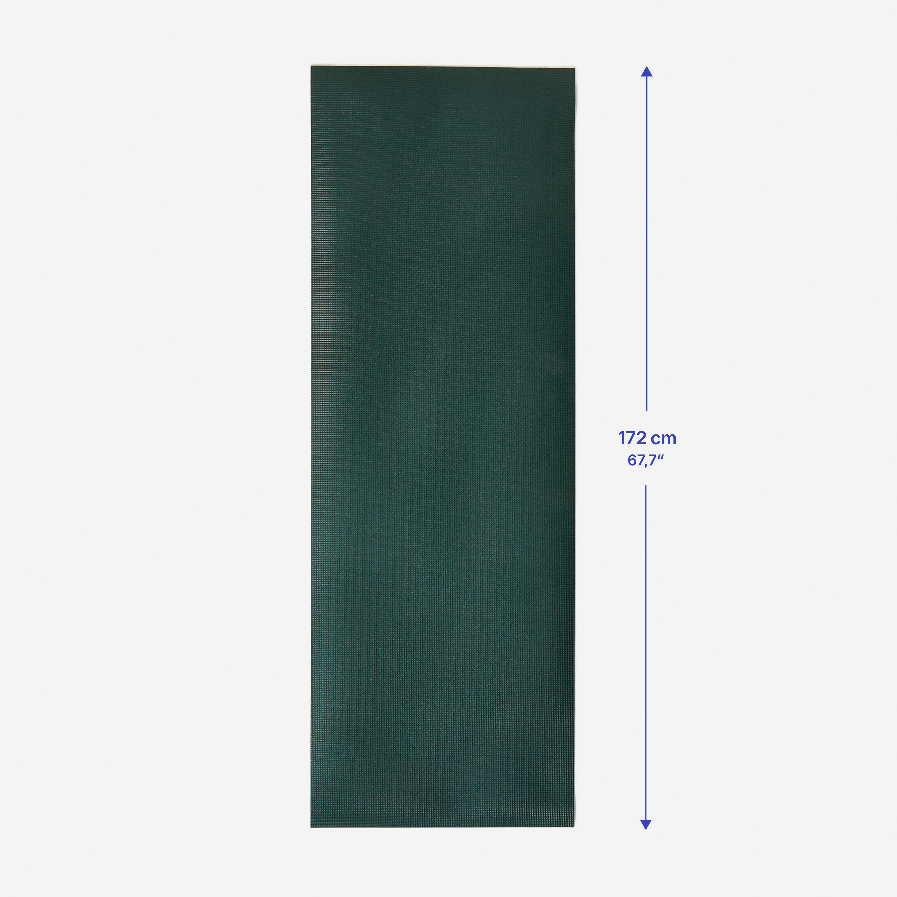 Essential Yoga Mat 172CM X 58CM X 4MM - Dark Green