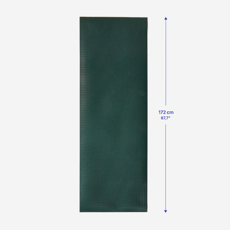 Tapis de yoga doux épaisseur 4mm, vert fonce