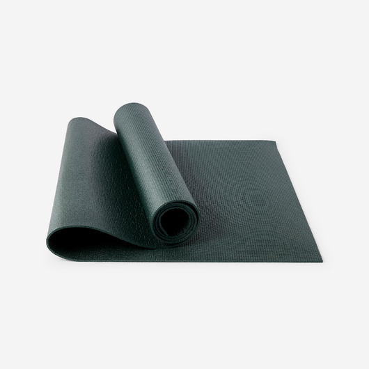 Tapis de yoga doux épaisseur 4mm, vert fonce