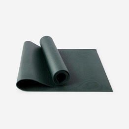 Tapis de yoga doux épaisseur 4mm, vert fonce