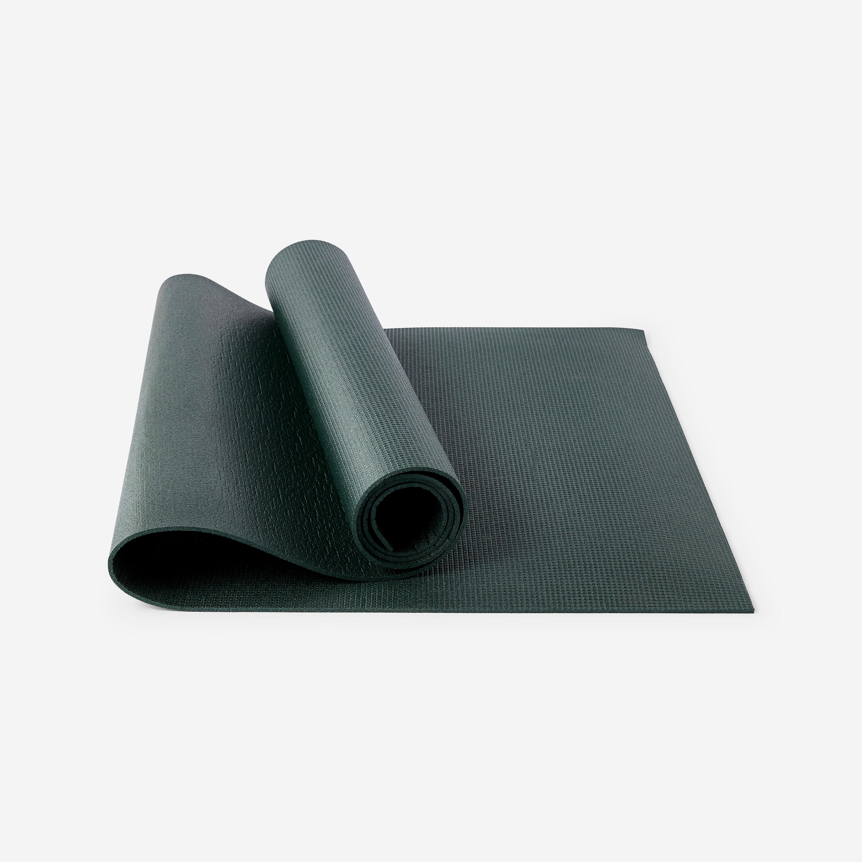 Saltea Yoga ușoară 4 mm Verde închis
