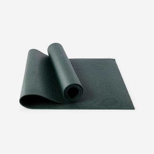 Tapis de yoga doux &eacute;paisseur 4mm, vert fonce