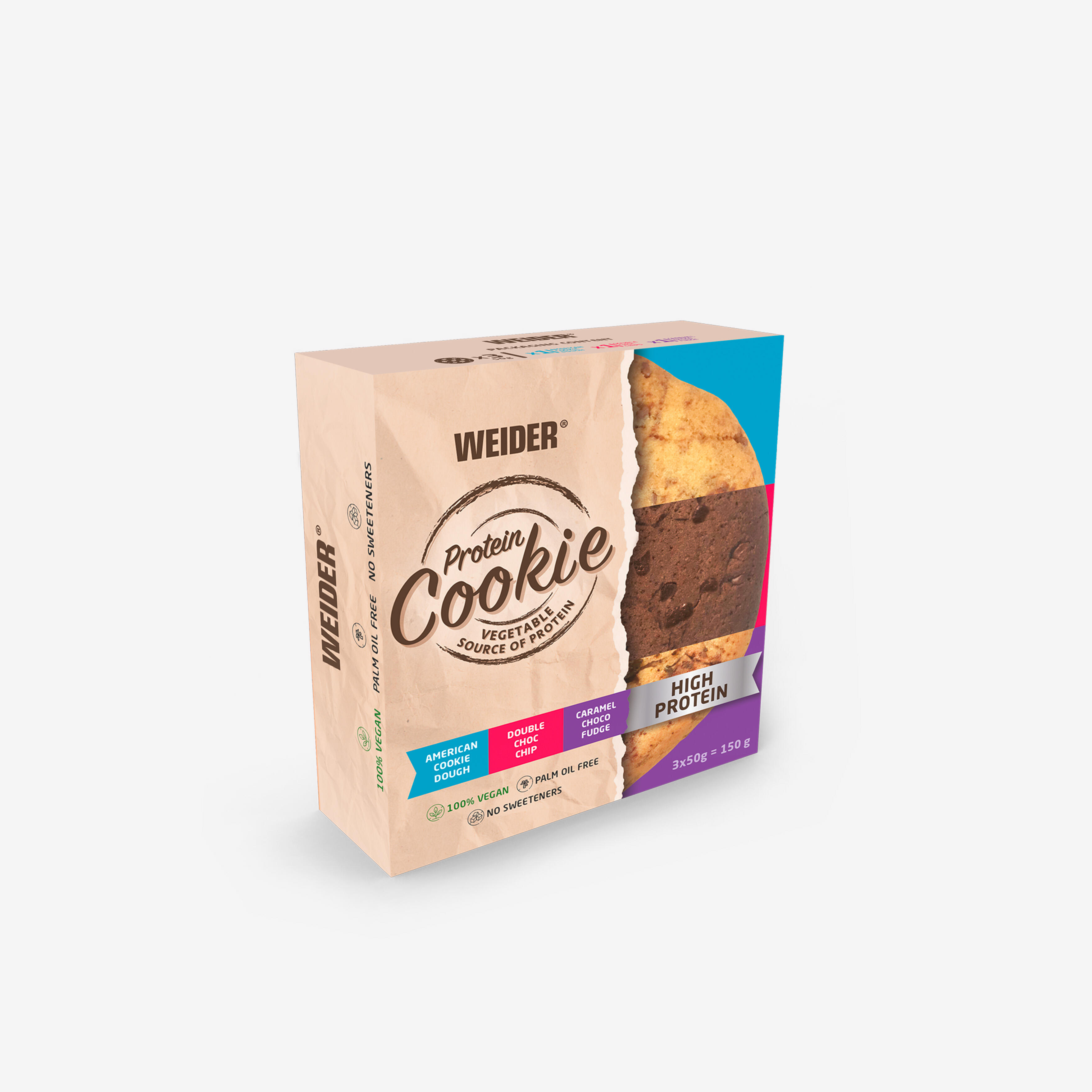 Weider - Weider Cookie Mix 3x50grs - Cookie Protéiné - Nutrition Et Soin - - Taille Unique - Decathlon
