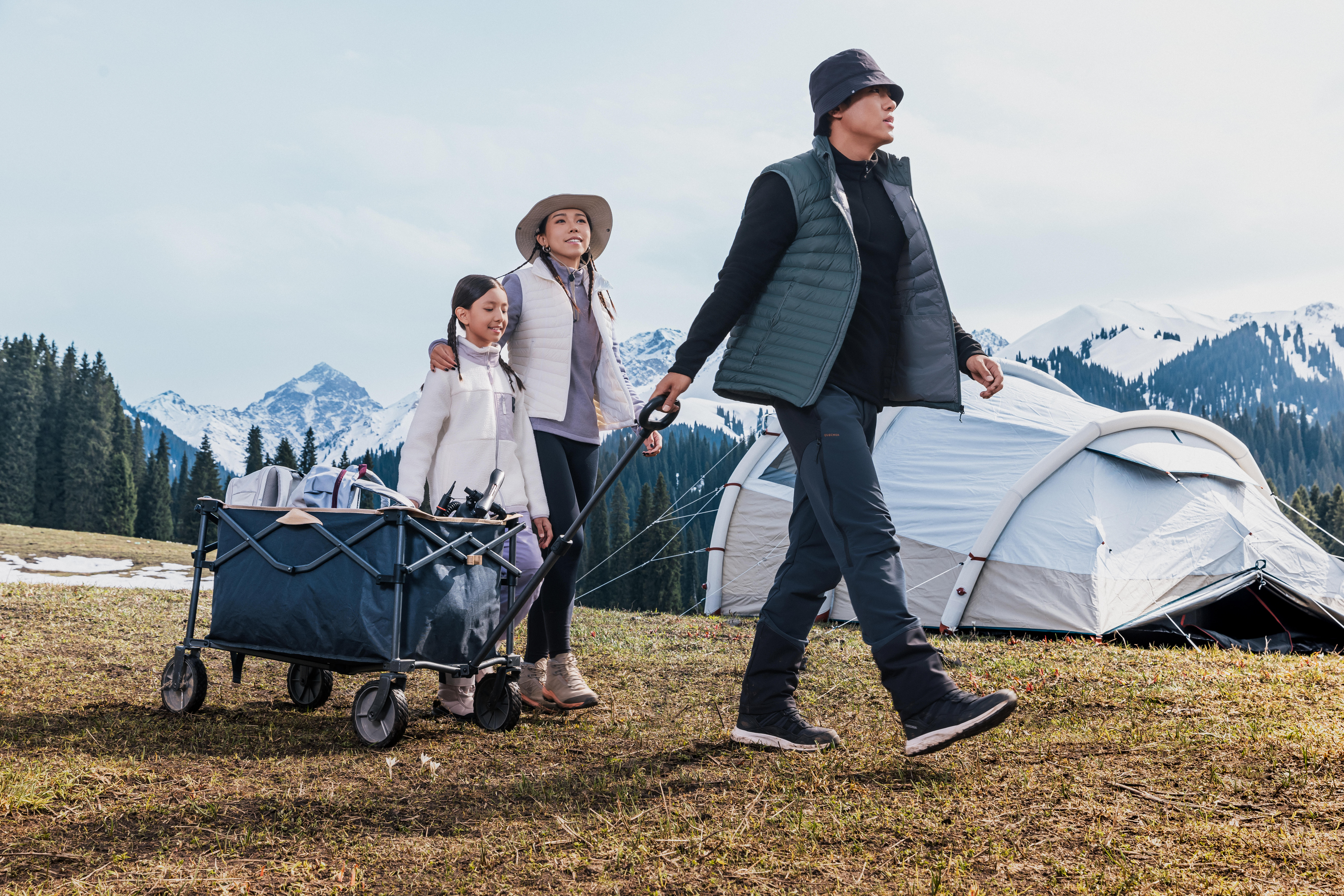 QUECHUA (ケシュア) キャンプ インフレータブルテント fresh&black AIR