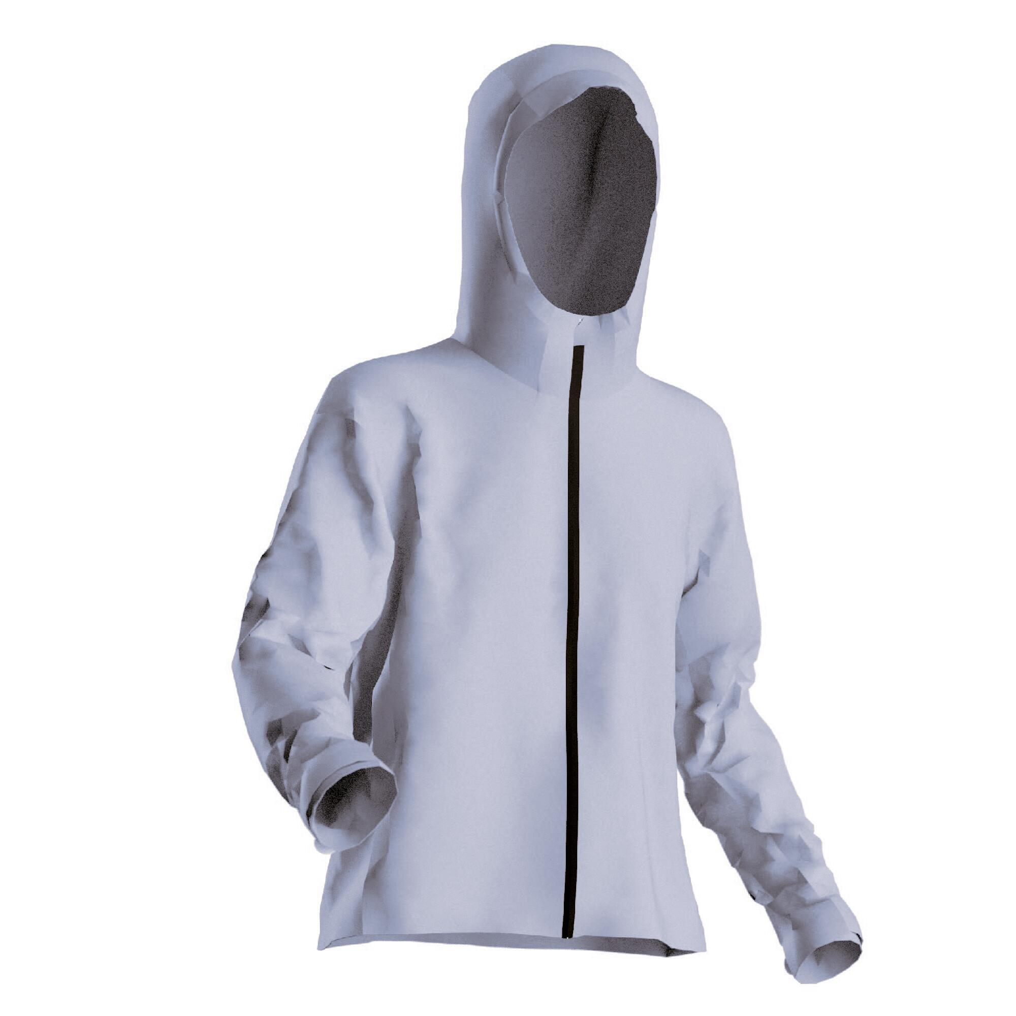 Chaqueta impermeable de montaña y trekking con capucha Mujer Quechua MH100 6/13