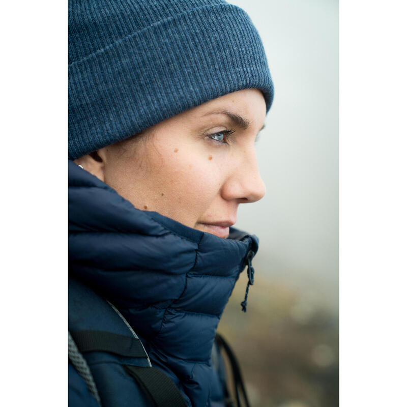 Donsjas met capuchon voor bergtrekking voor dames MT100 -5°C