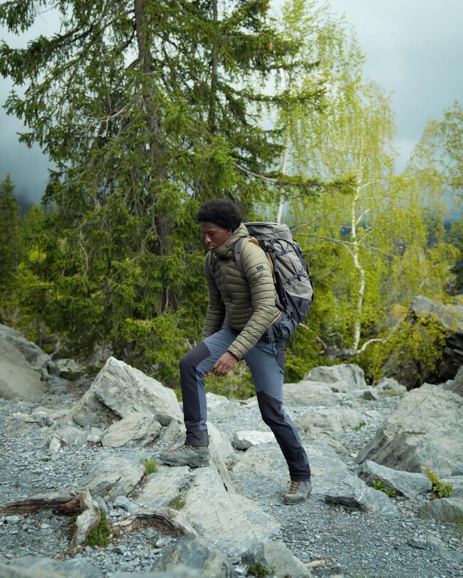 Men's Mountain Trekking Hooded Down Jacket - MT100 -5 °C