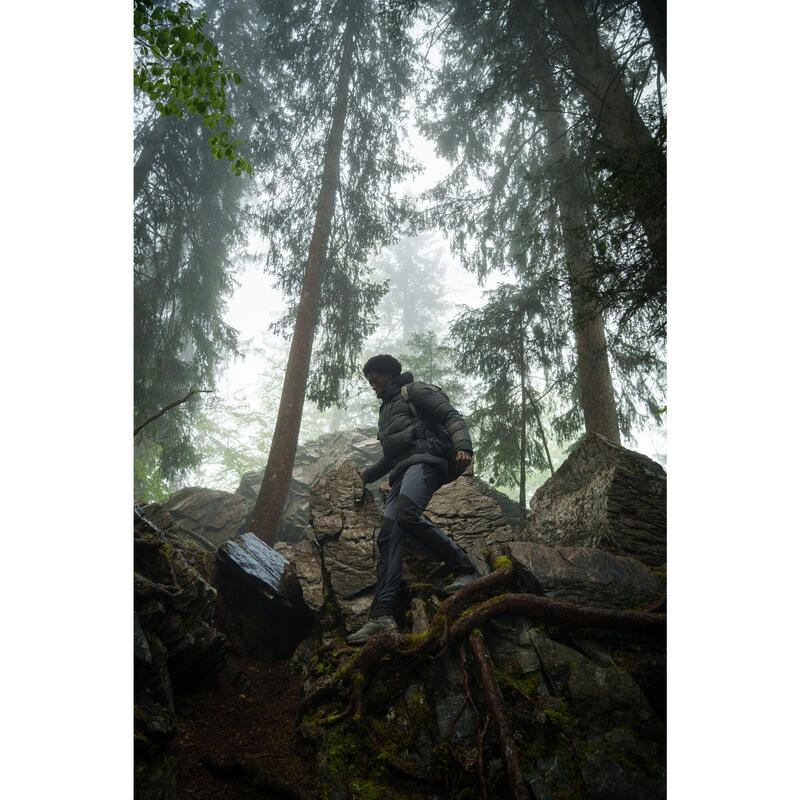 Erkek Outdoor Su Tutmaz ve Rüzgar Geçirmez Trekking Pantolonu - Gri - MT900