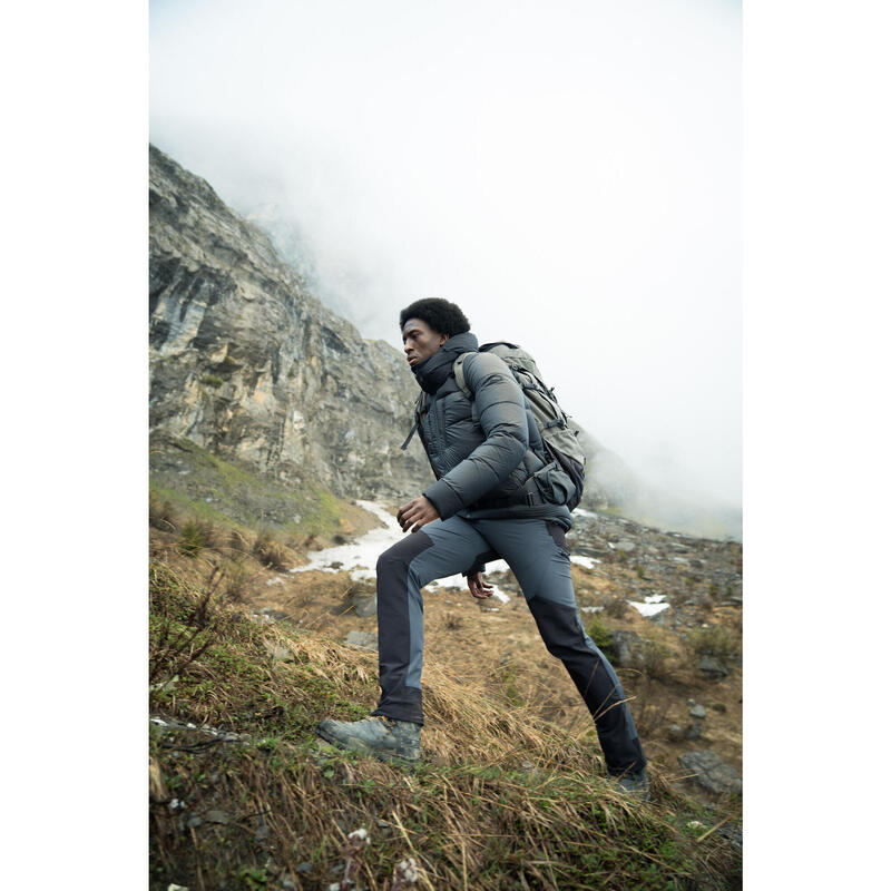 Pantalon Hidrofob Protecție vânt Trekking la munte MT900 Bărbați