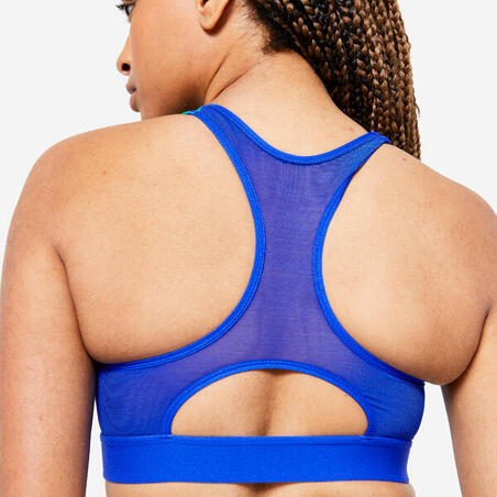 Топ спортивний жіночий синій/жовтий