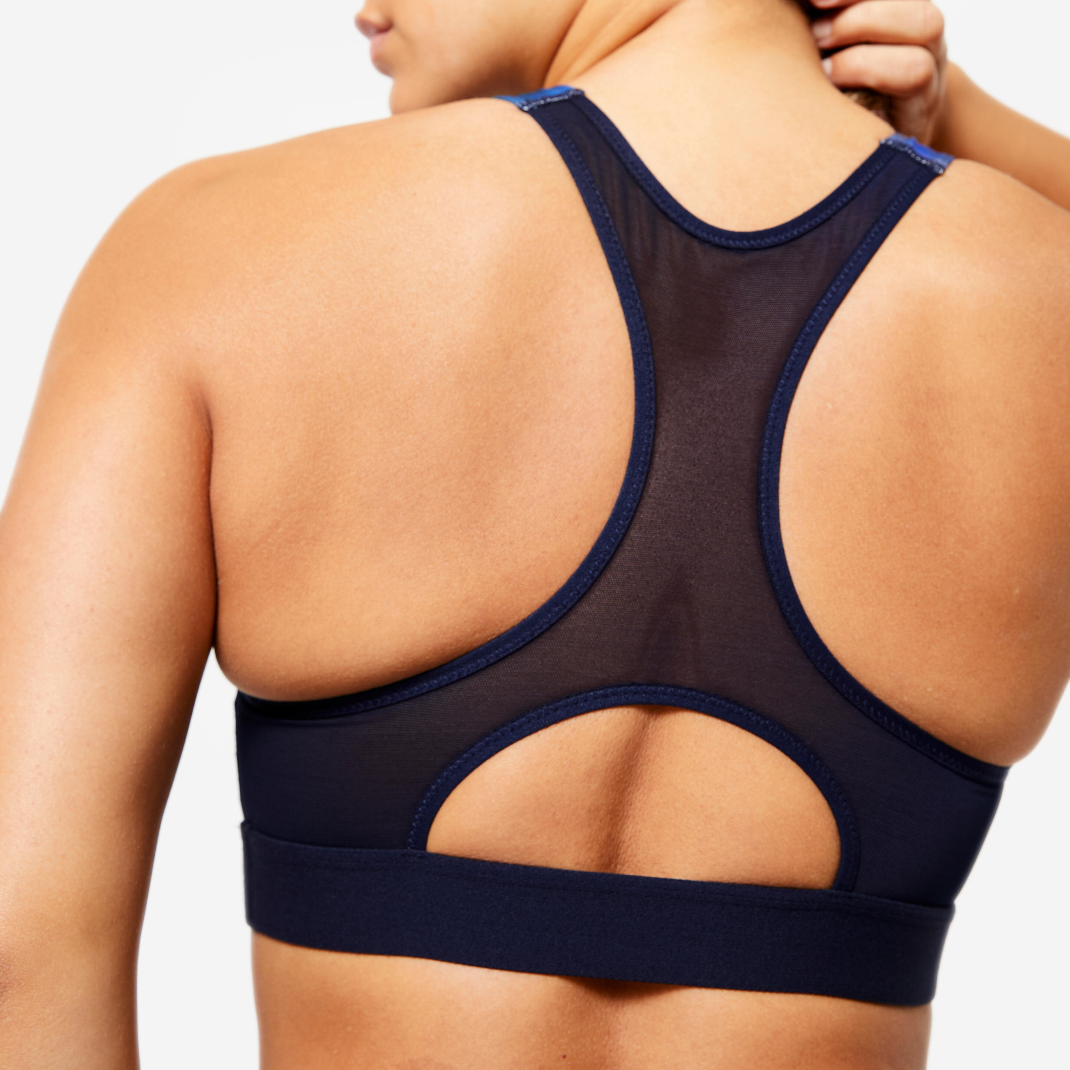 Women's Medium Support Racer Back Sports Bra – 500 - DECATHLON