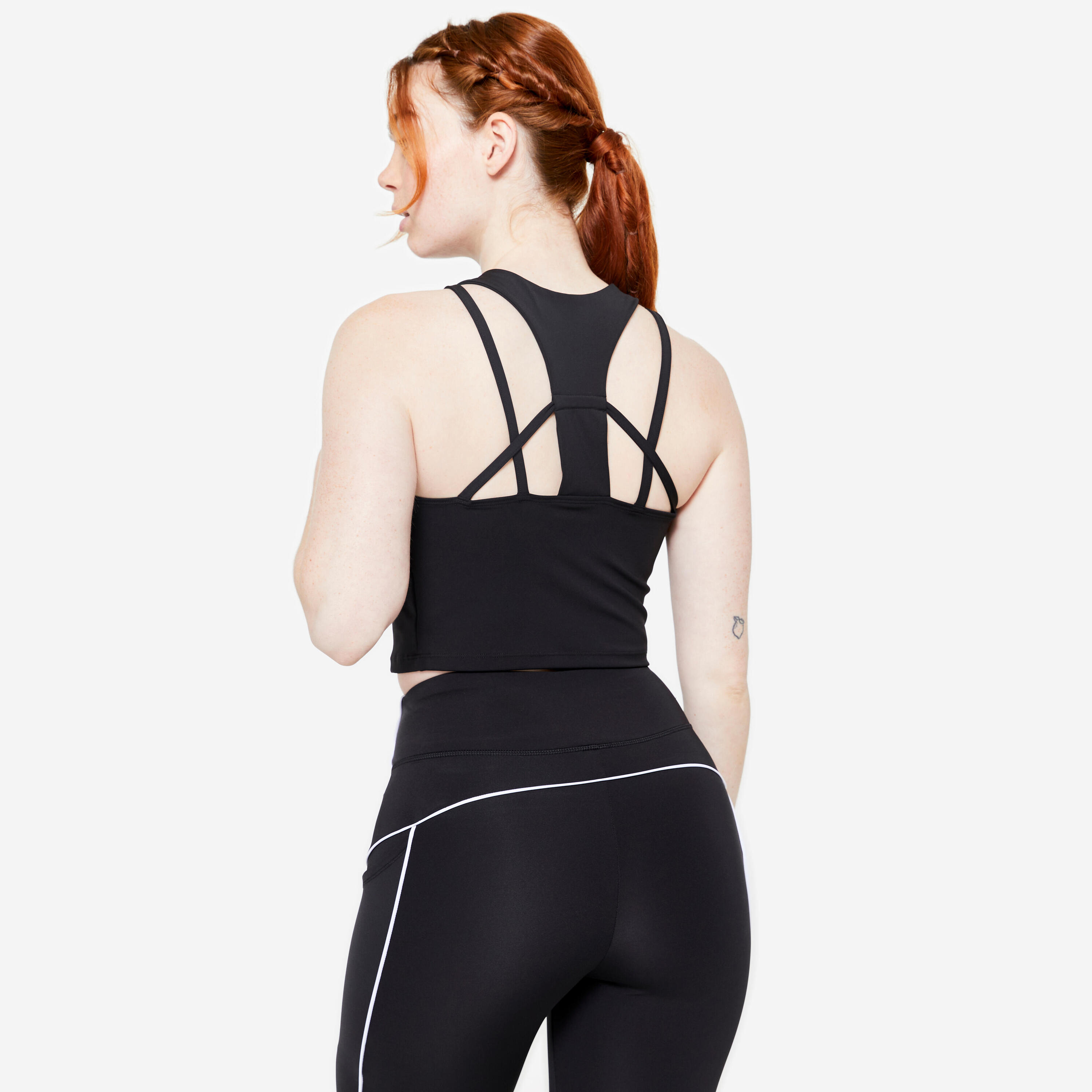 Débardeur à coupe ajustée femme 500 4/6