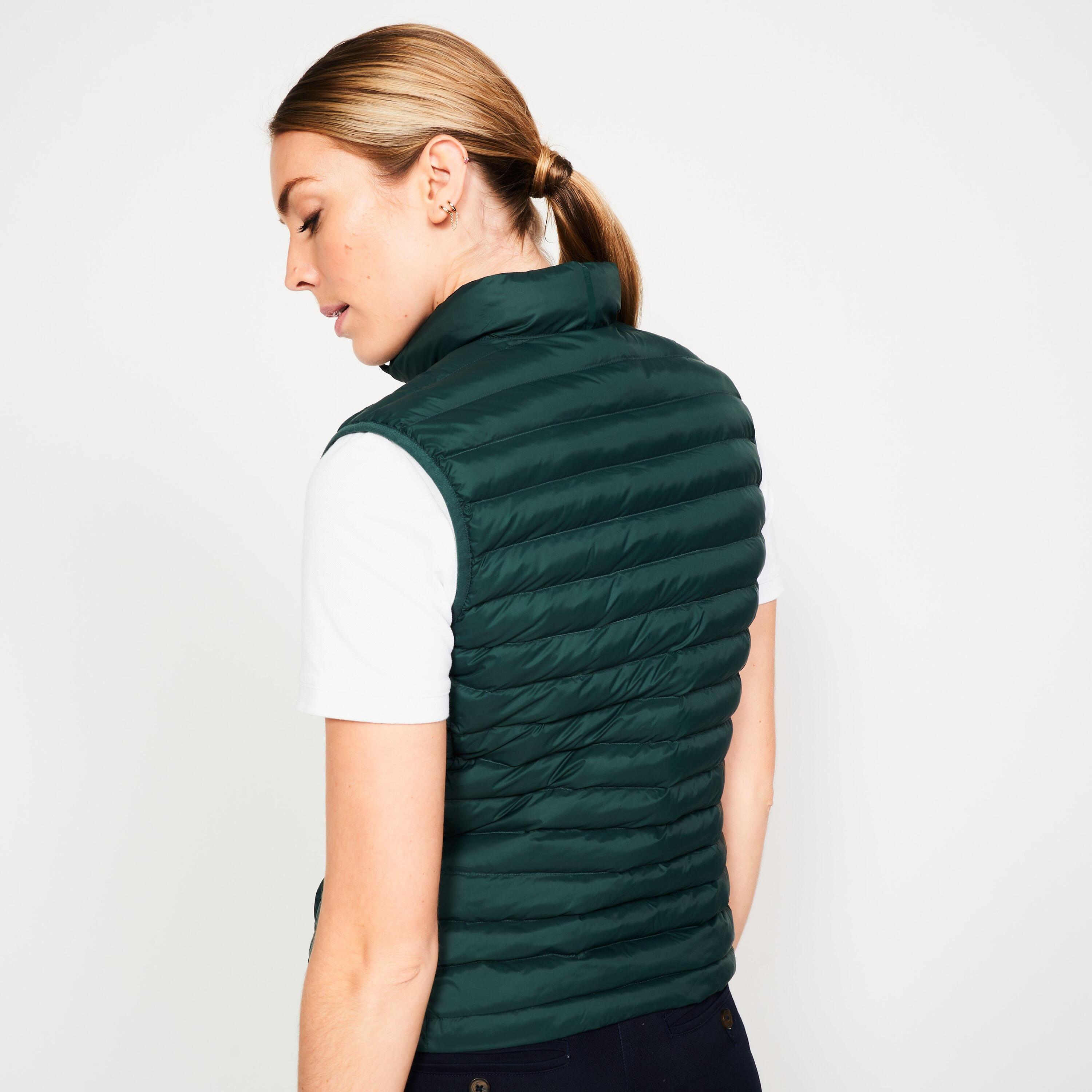 Chaqueta acolchada golf sin mangas Mujer - MW500 verde 4/8