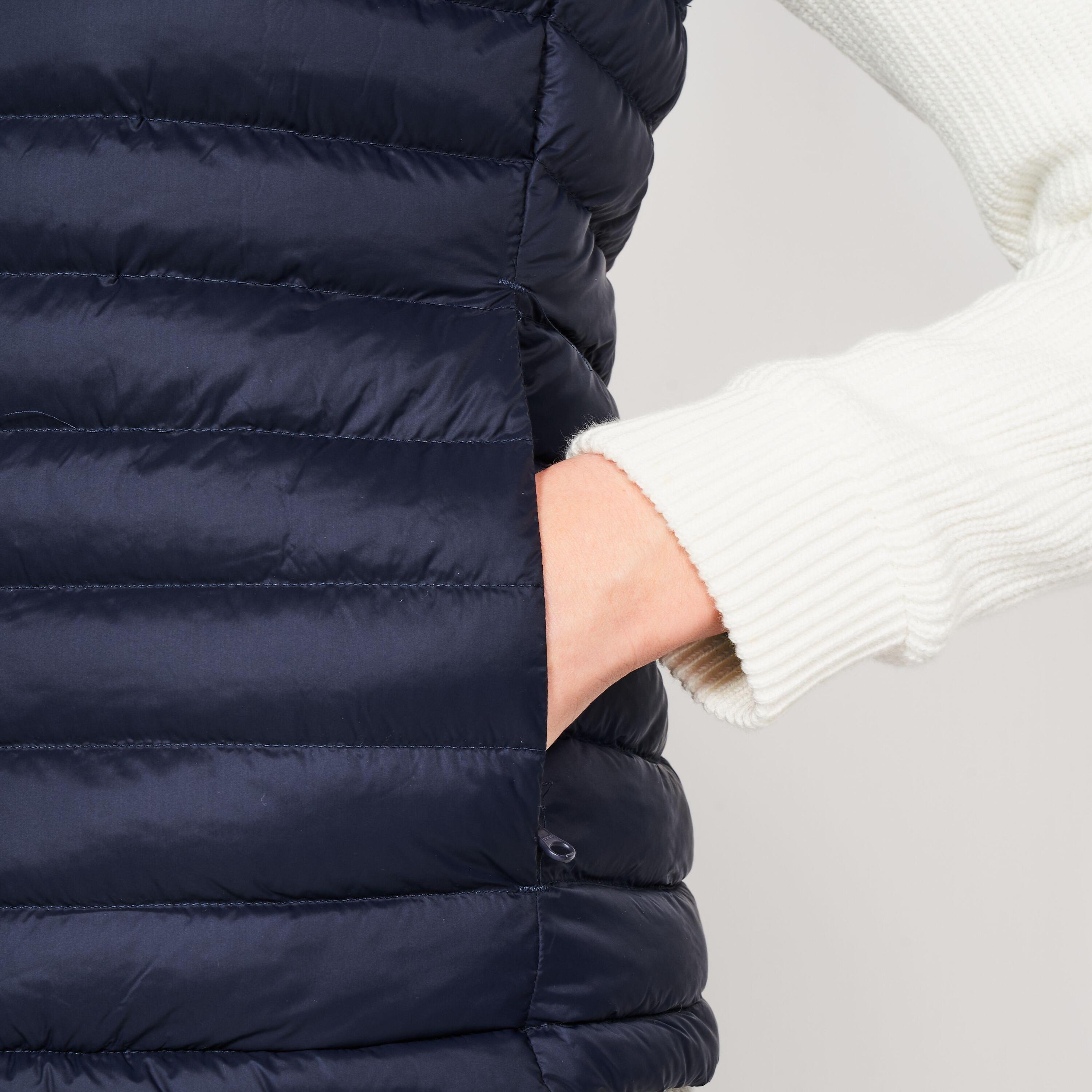 Bodywarmer voor golf dames MW500 marineblauw 7/8