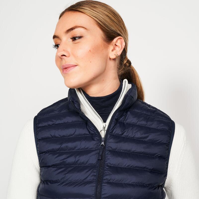 Vestă golf MW500 Navy Damă