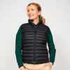 WOMEN'S GOLF SLEEVELESS DOWN JACKET - MW500 Black