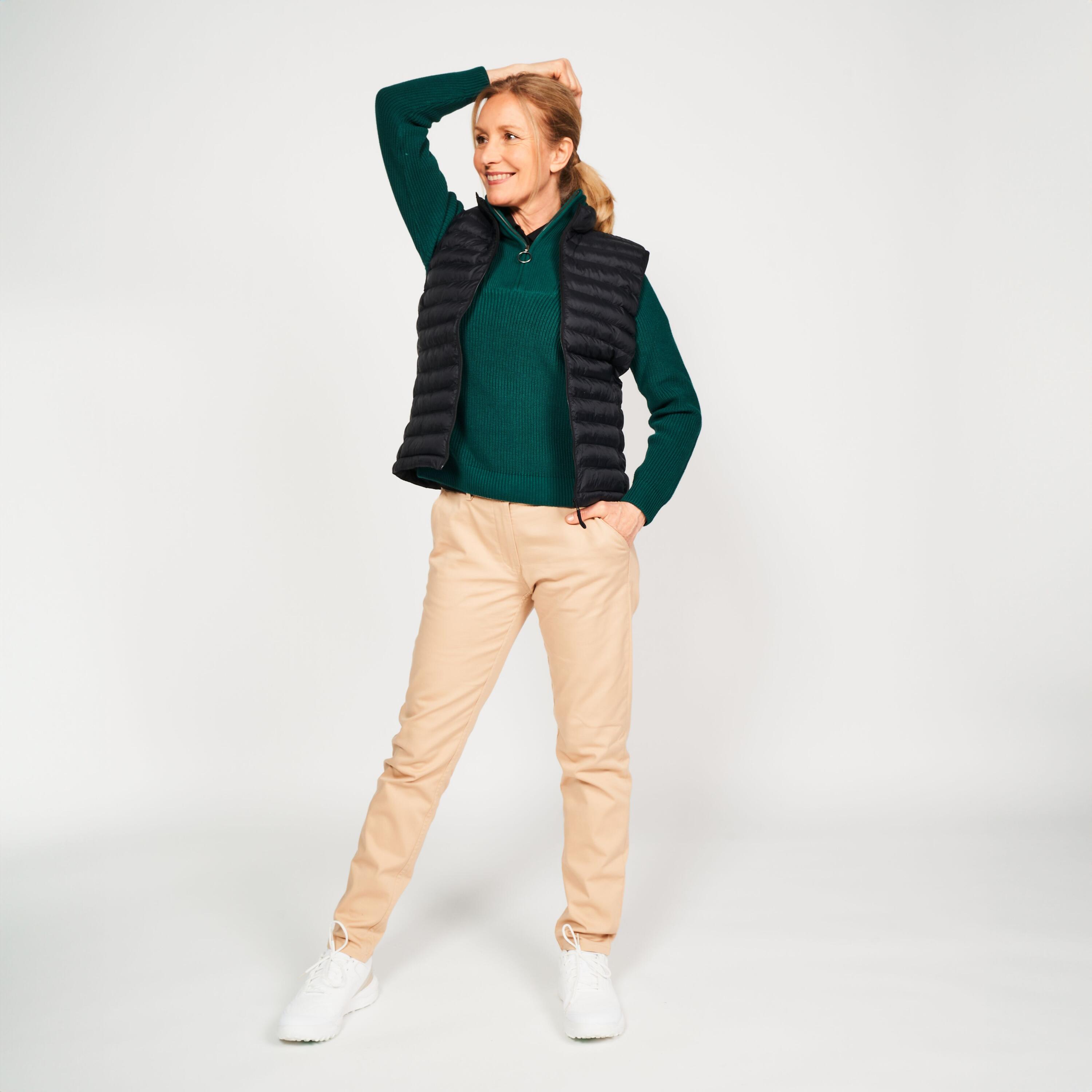 Bodywarmer voor golf dames MW500 zwart 2/8