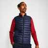 Men's golf sleeveless down jacket - MW500 navy blue