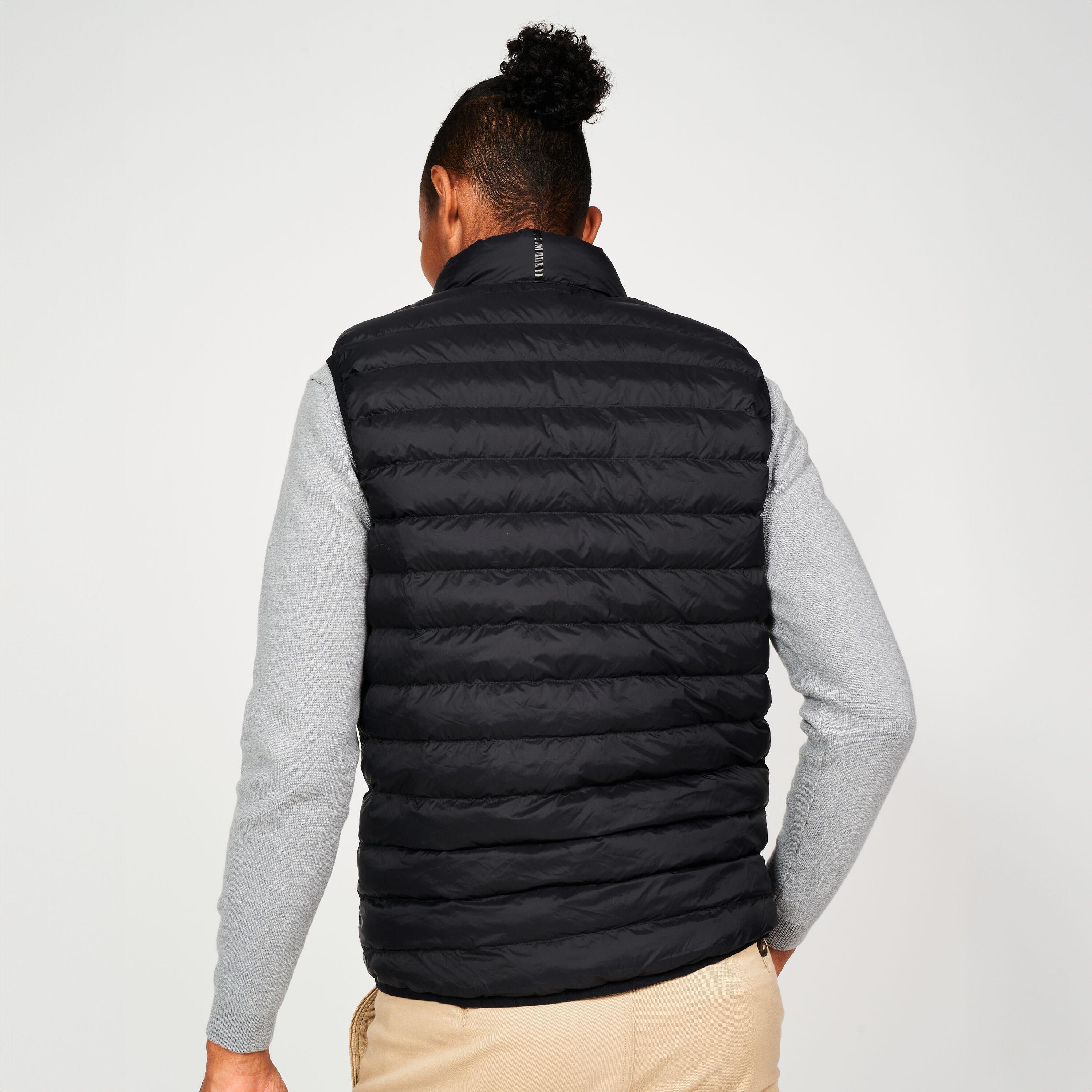 Men's golf sleeveless down jacket - MW500 black 2/7