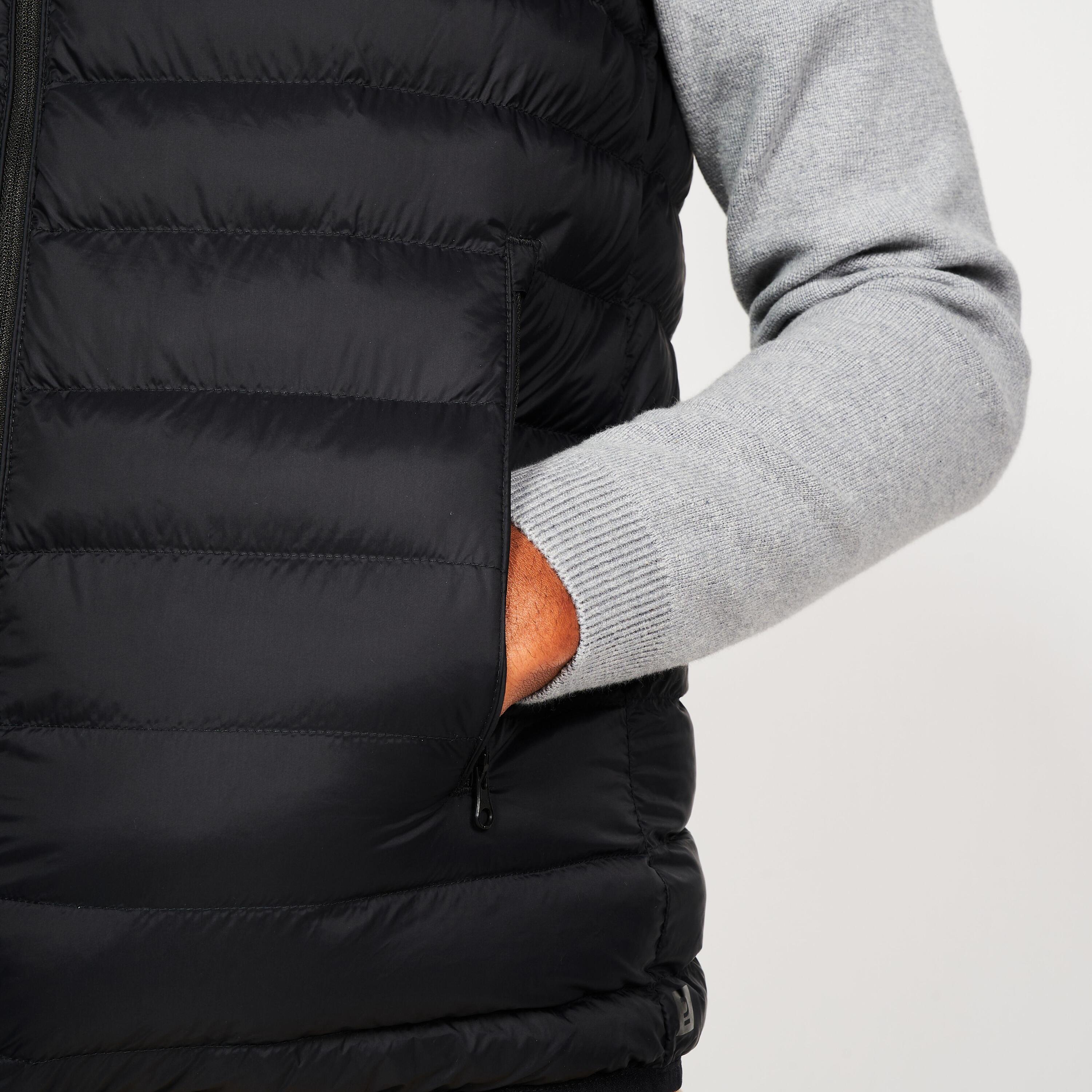 Men's golf sleeveless down jacket - MW500 black 4/7