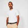 Men's golf cotton short-sleeved polo shirt - MW500 White