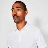 Men’s golf cotton short-sleeved polo shirt - MW500 White