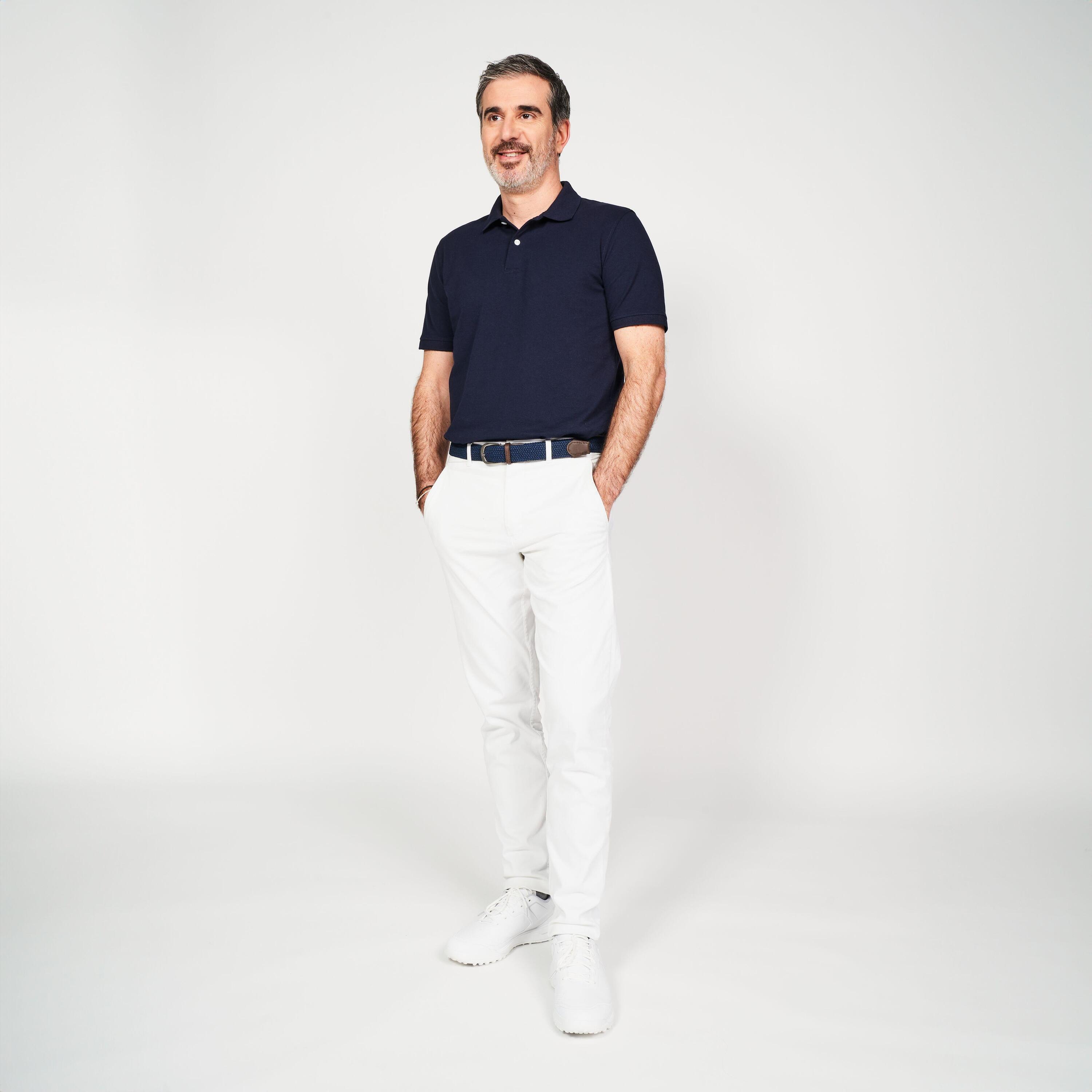 Polo golf uomo MW 500 blu 30/34