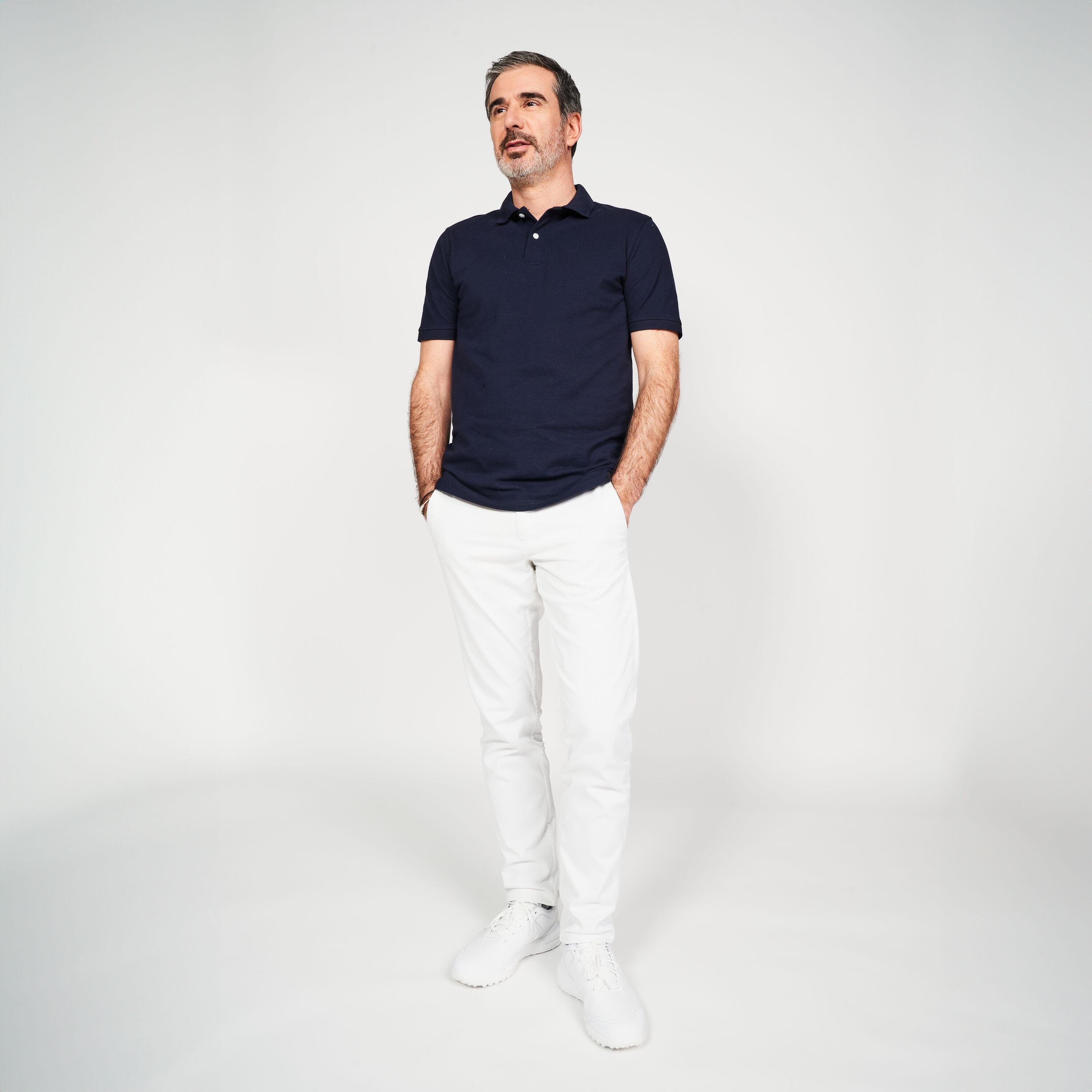 Polo golf uomo MW 500 blu 10/34