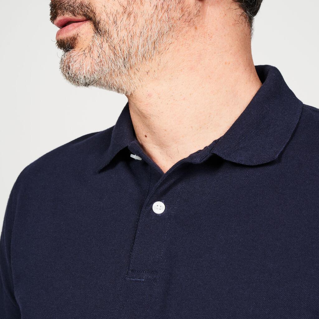 Camisa polo para golf manga corta de Hombre - Inesis Mw500 azul