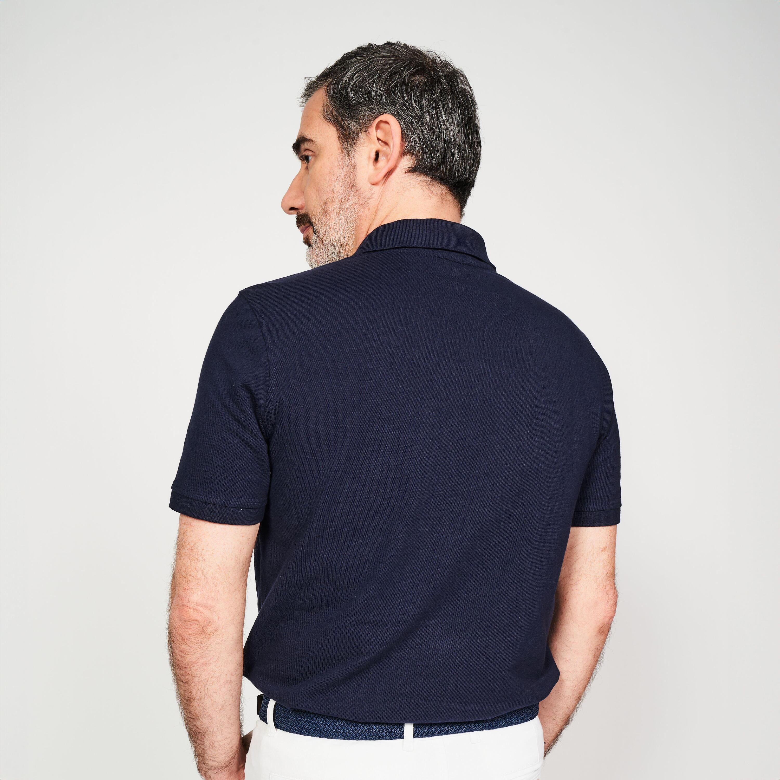 Polo golf uomo MW 500 blu 34/34