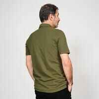 Men’s golf cotton short-sleeved polo shirt - MW500 Khaki