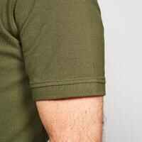 Men’s golf cotton short-sleeved polo shirt - MW500 Khaki