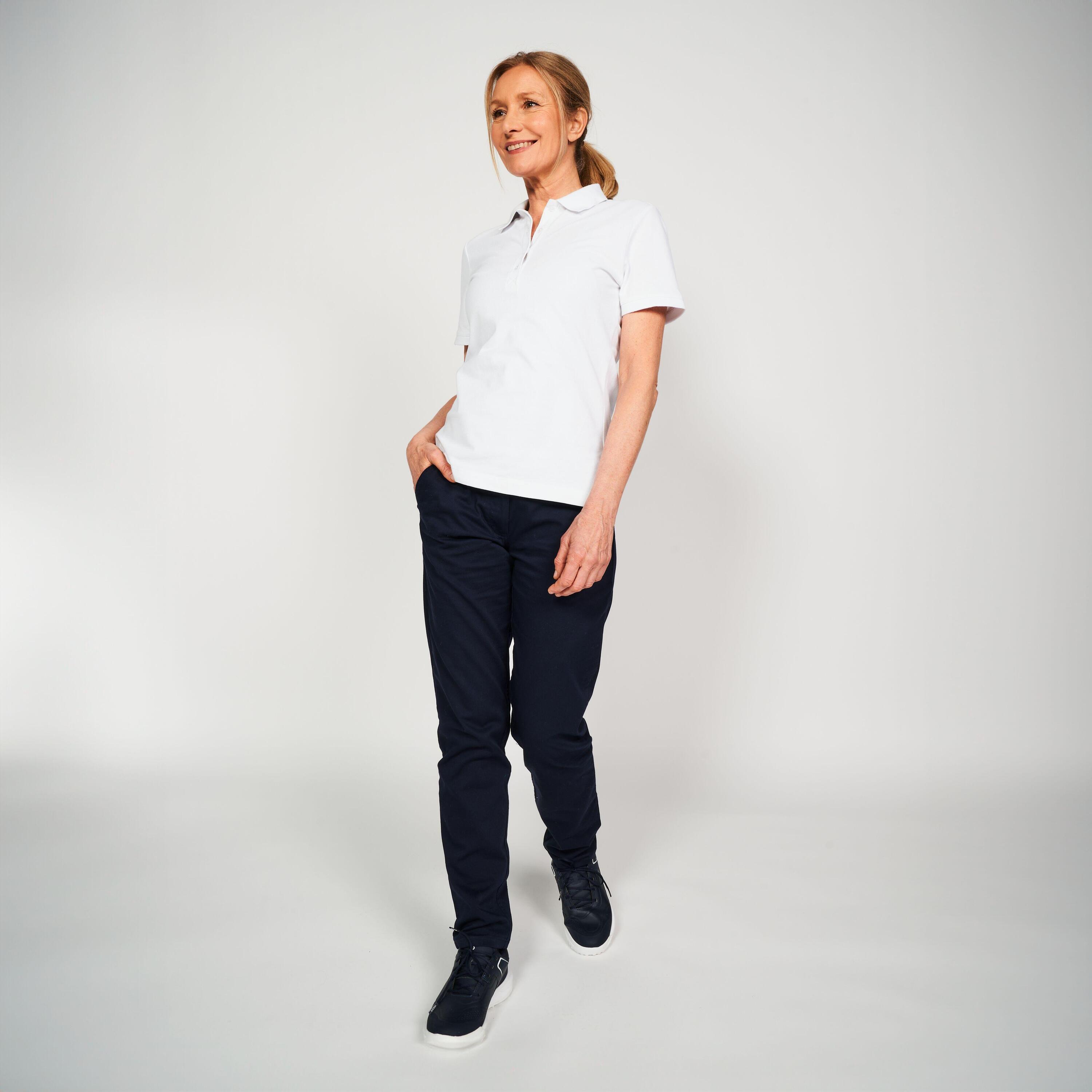 Polo golf donna MW 500 bianca 31/65