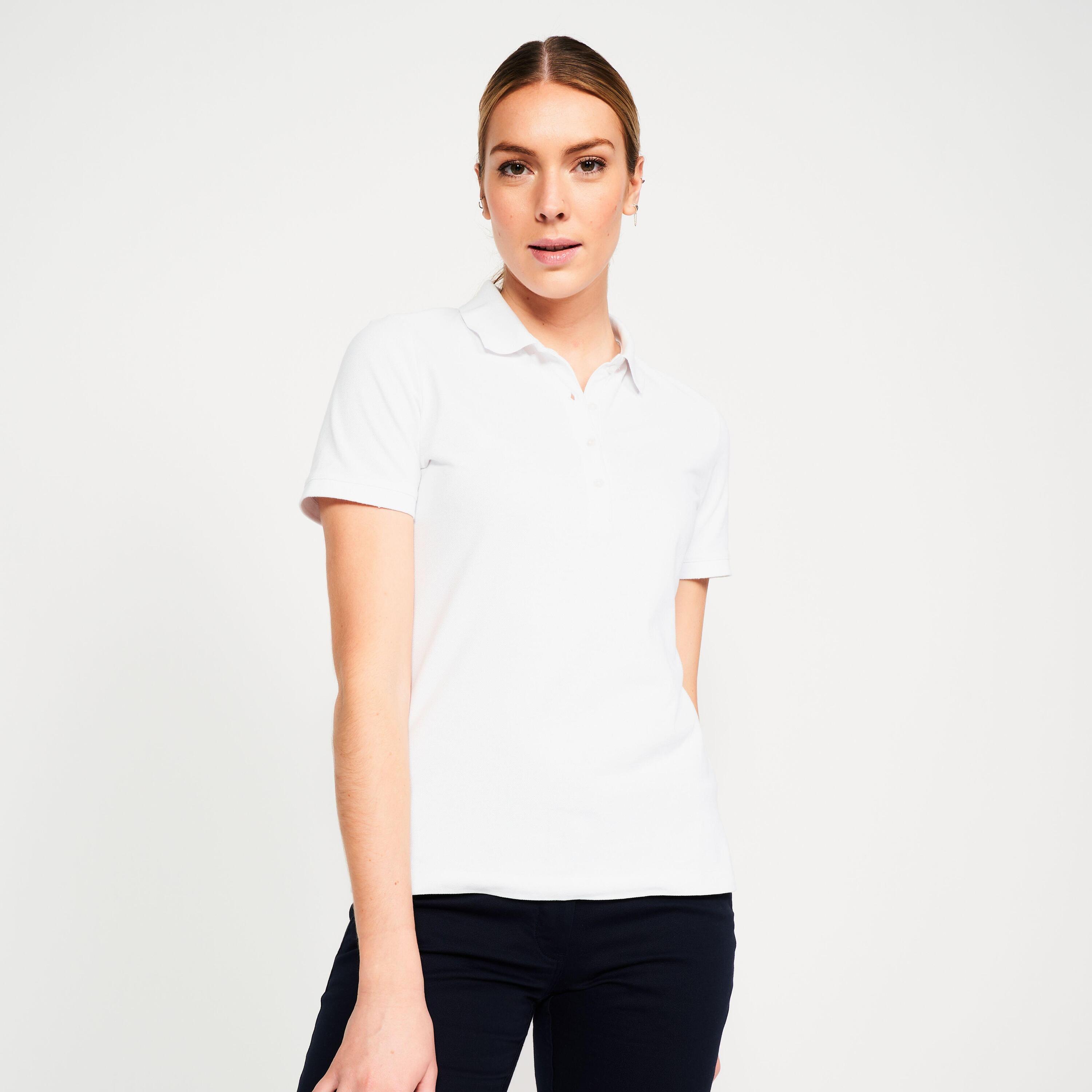Polo golf donna MW 500 bianca 6/65
