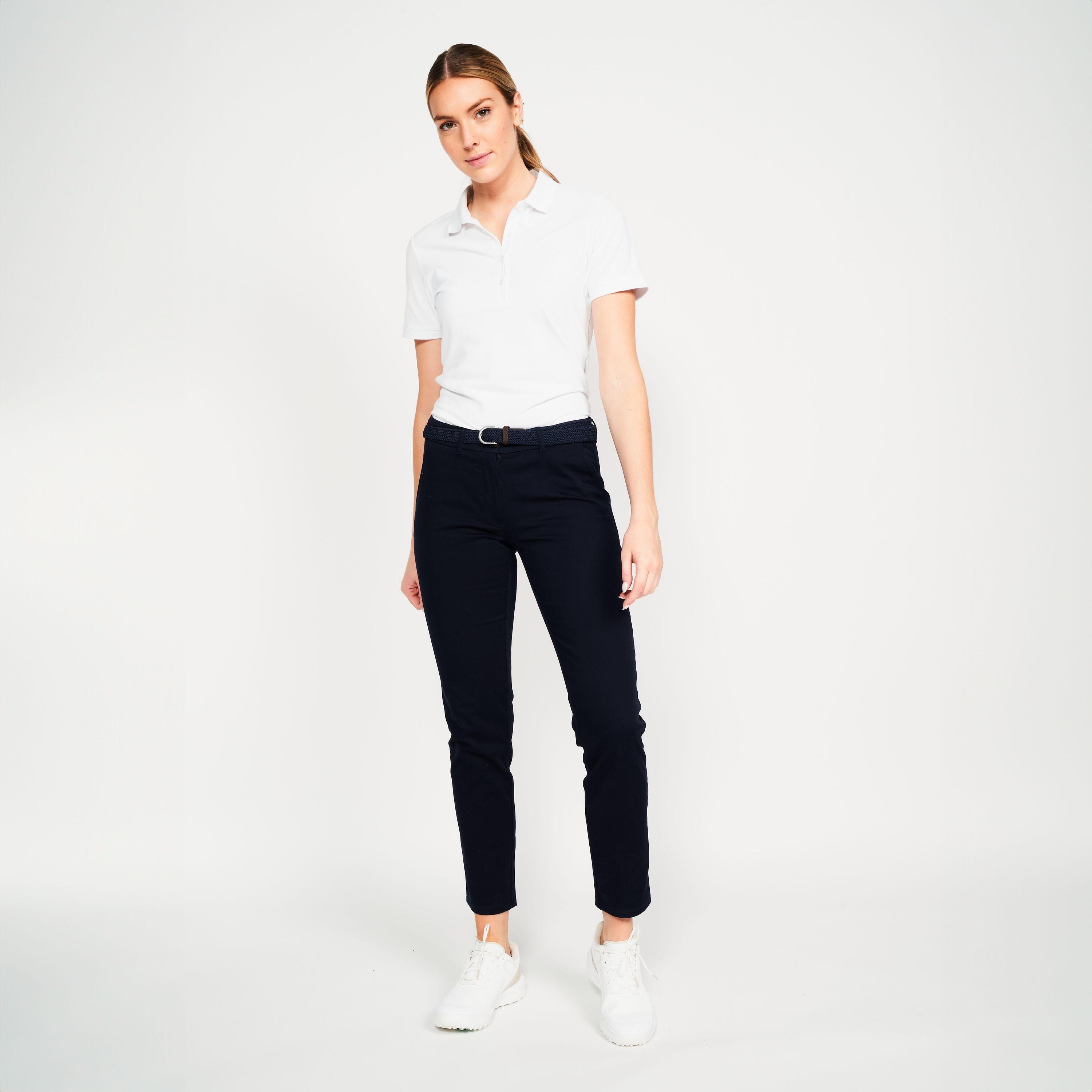 Polo golf donna MW 500 bianca 12/65