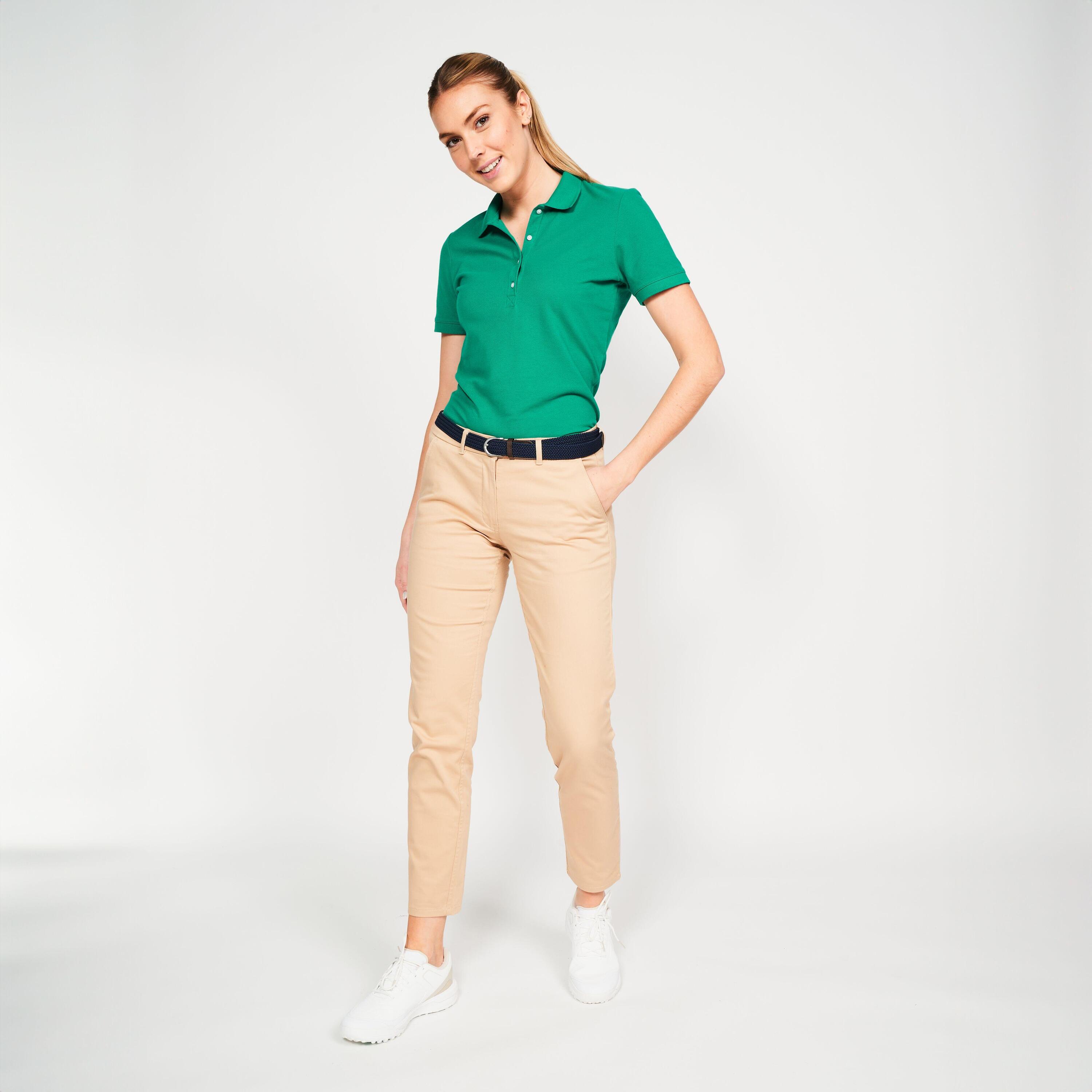 Polo golf donna MW 500 verde 10/14