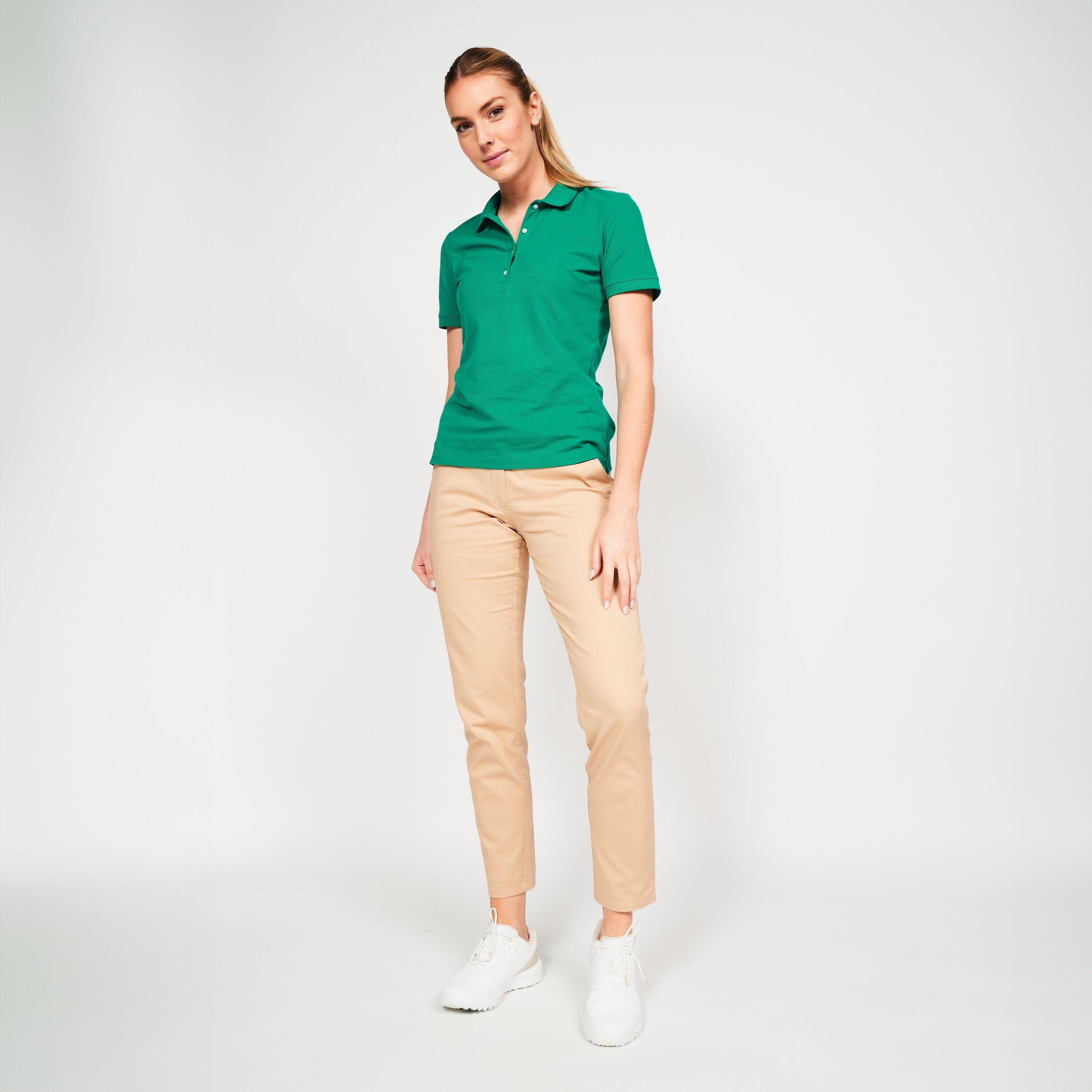Polo golf donna MW 500 verde 7/14