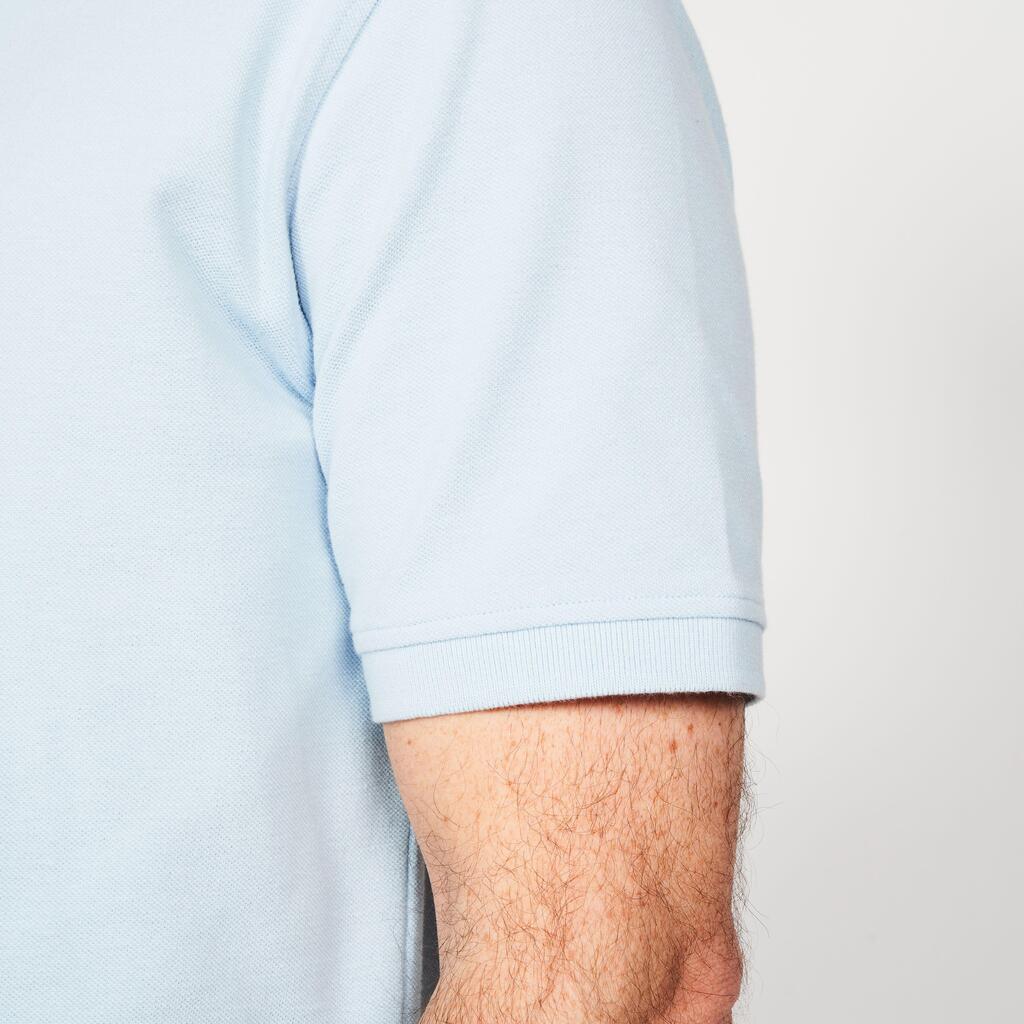 Golf cotton short sleeve polo shirt beige