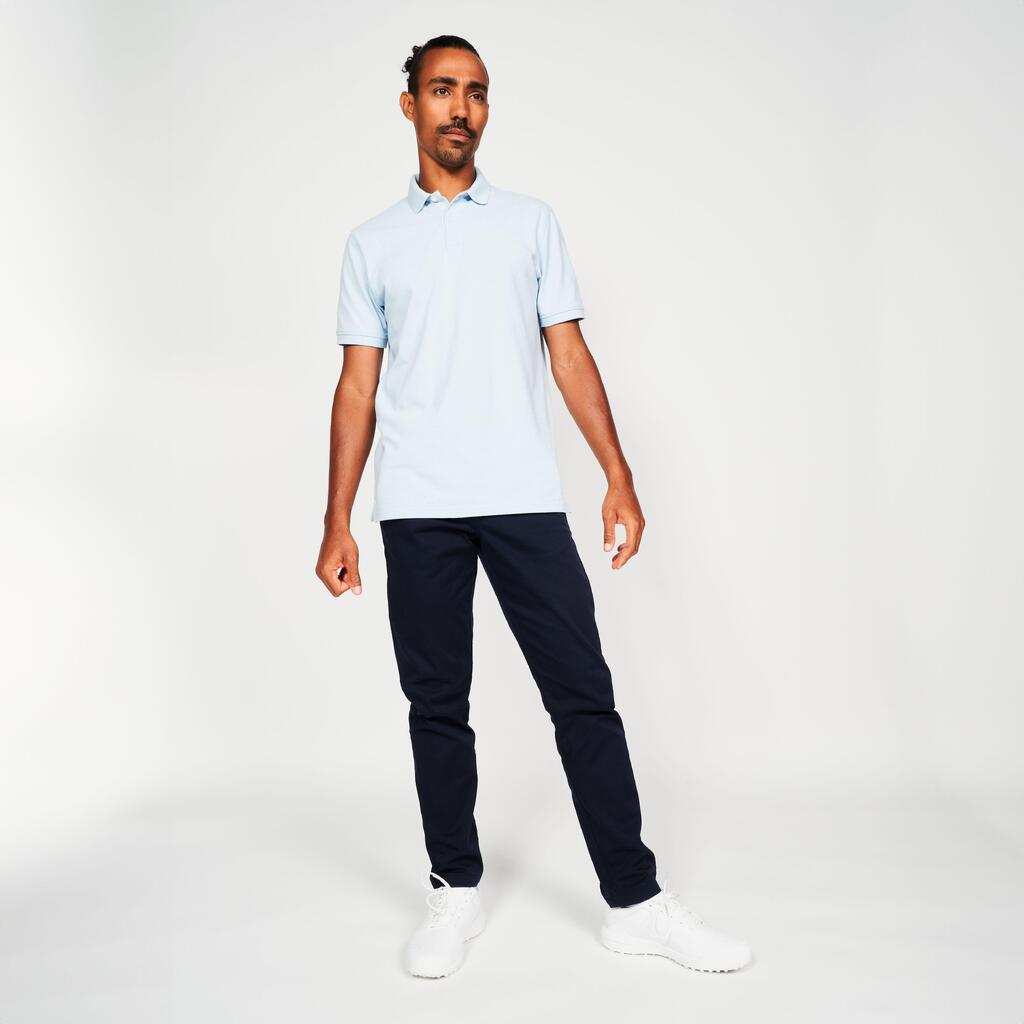 Herren Golf Poloshirt kurzarm Baumwolle - MW500 grün 