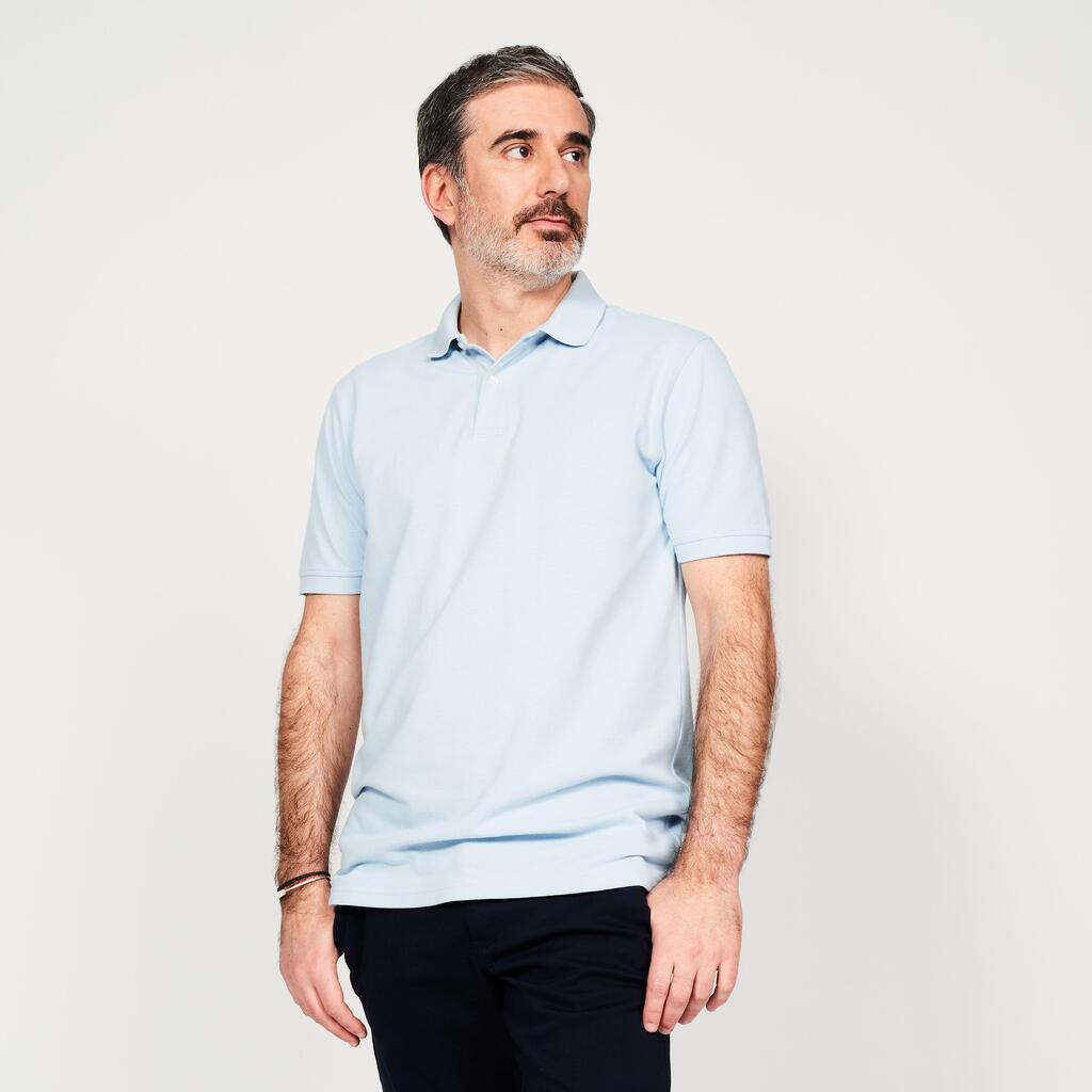 Golf cotton short sleeve polo shirt beige