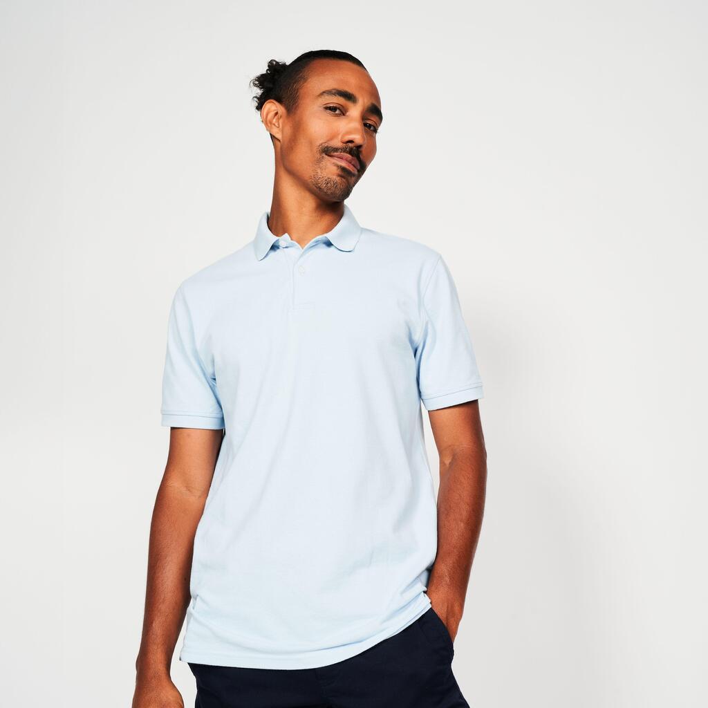 Herren Golf Poloshirt kurzarm Baumwolle - MW500 grün 