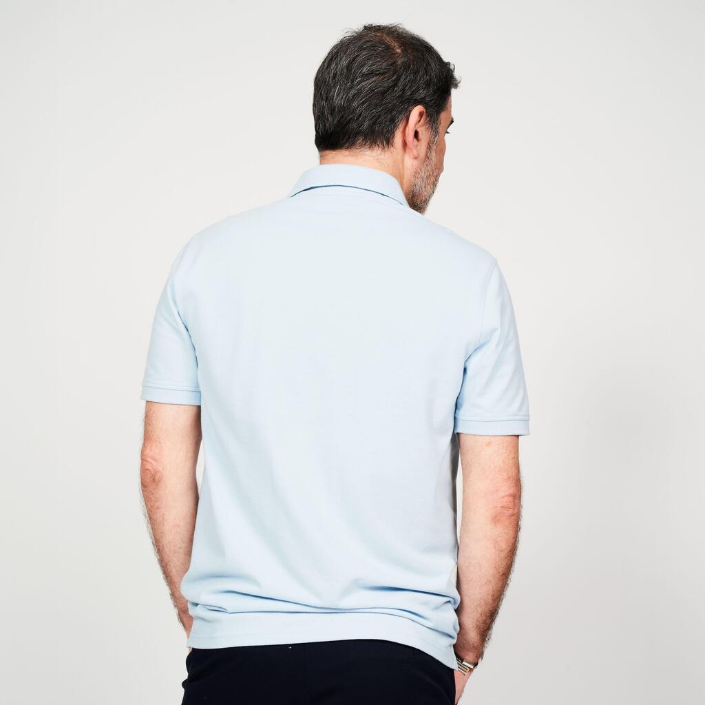 Golf cotton short sleeve polo shirt beige