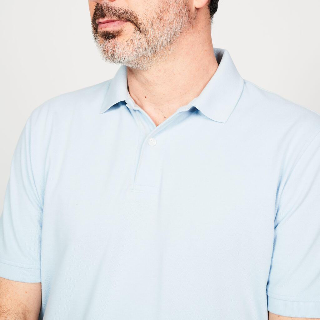 Golf cotton short sleeve polo shirt beige
