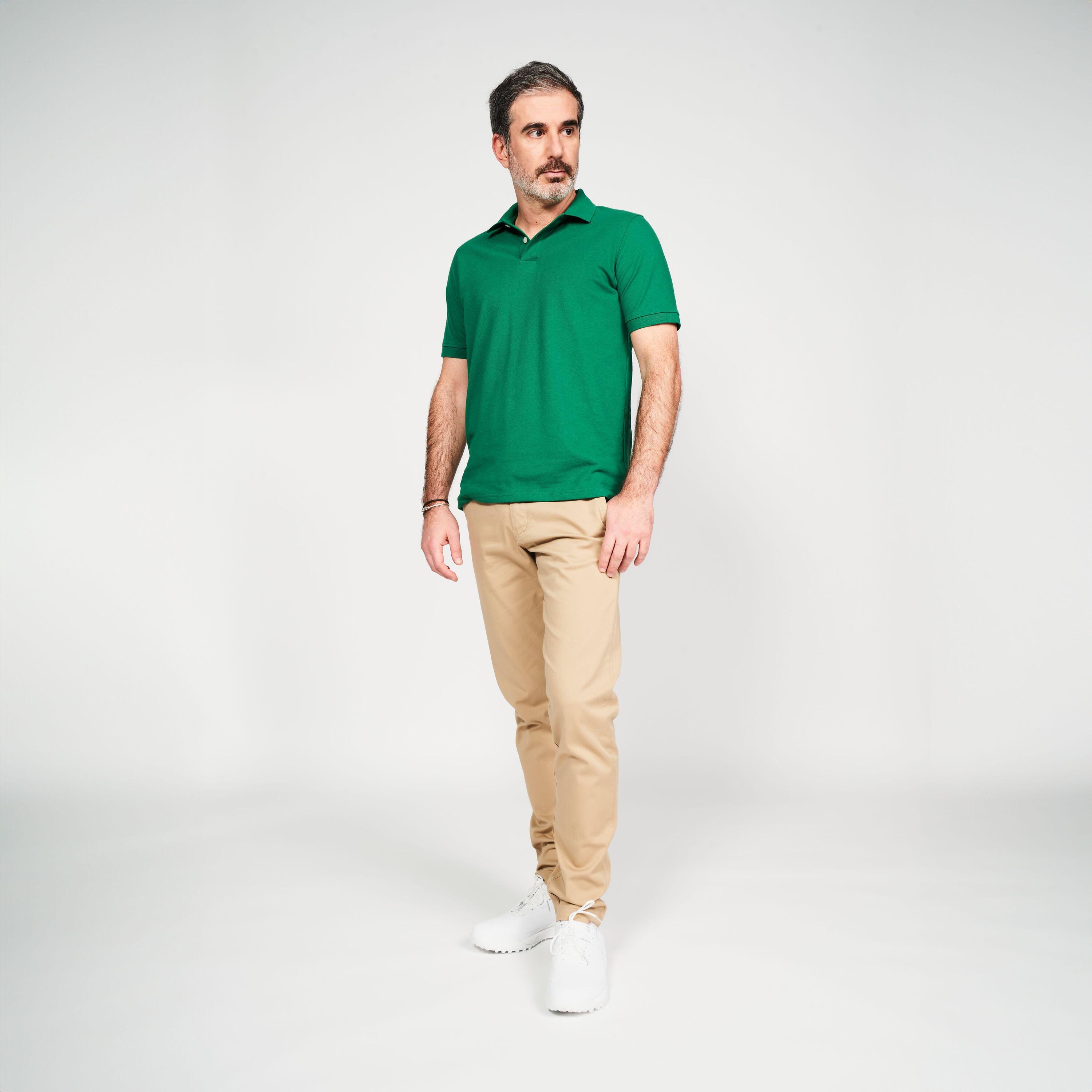 Polo golf uomo MW 500 verde 7/19