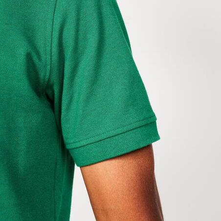 Поло чоловіче MW500 для гольфу зелене