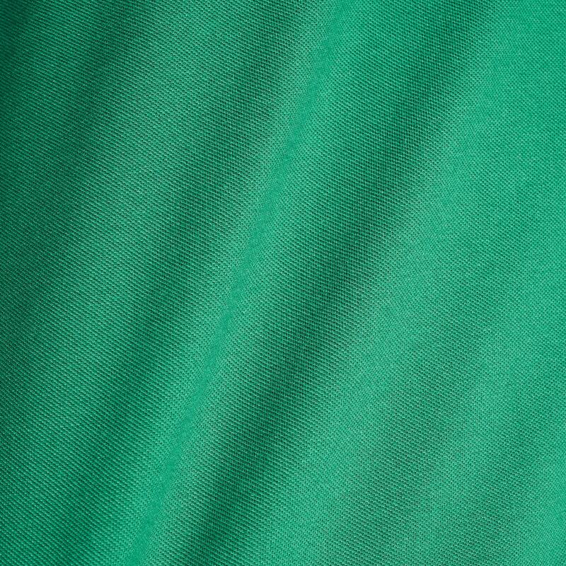 Tricou polo de golf din bumbac și poliester cu mâneci scurte Bărbați MW500 verde